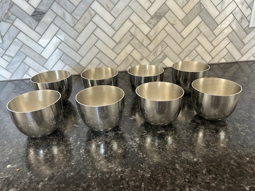 Pewter jefferson cups set - pewter,