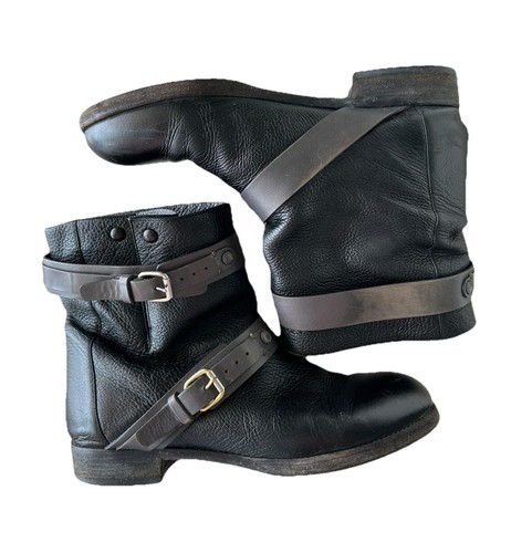 Chloe black gray leather - chloe,