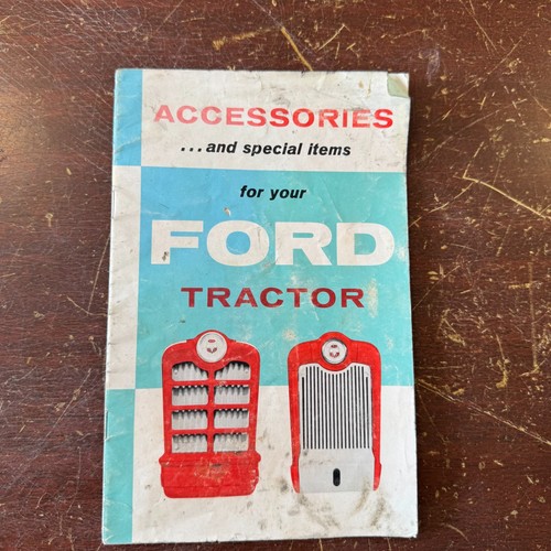 1958 ford tractor accessories - 1958,