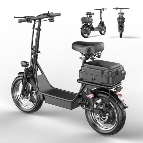 Seated electric scooter - seated,