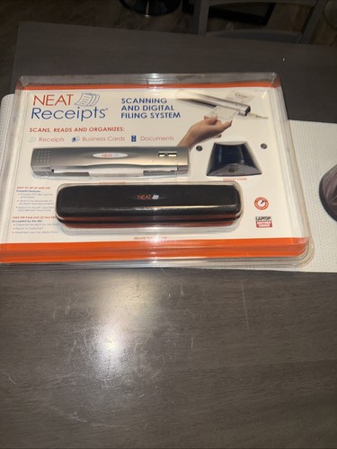 New neat receipts scanner - new,