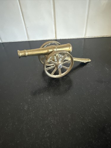 Vintage brass cannon 1970 - vintage, 1970’s