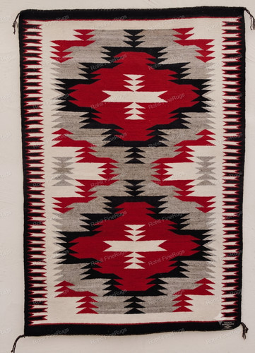 5x8 handwoven wool navajo - 5x8,
