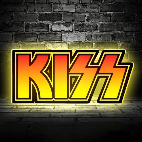 Kiss topper logo led lightbox - kiss,
