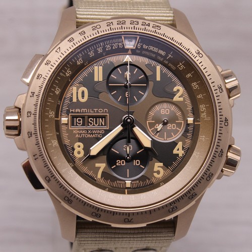 Hamilton khaki wind - khaki, 46mm