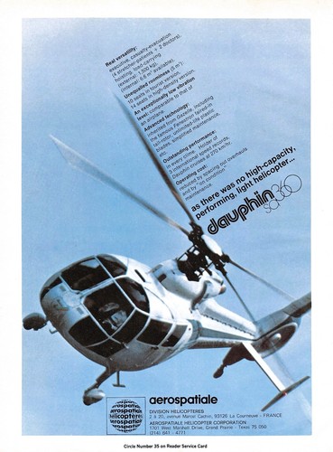 Dauphin 360 single engine - dauphin, sa