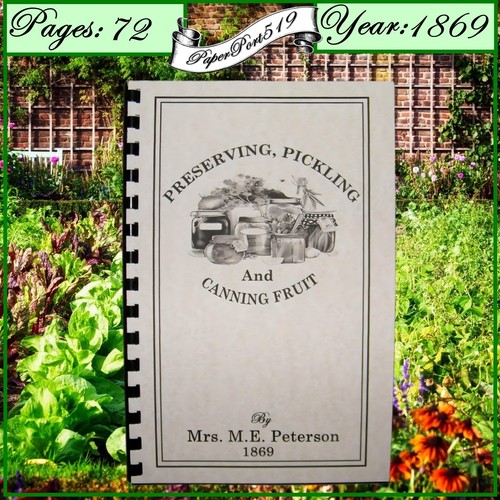 1869 preserving pickling - 1869, &