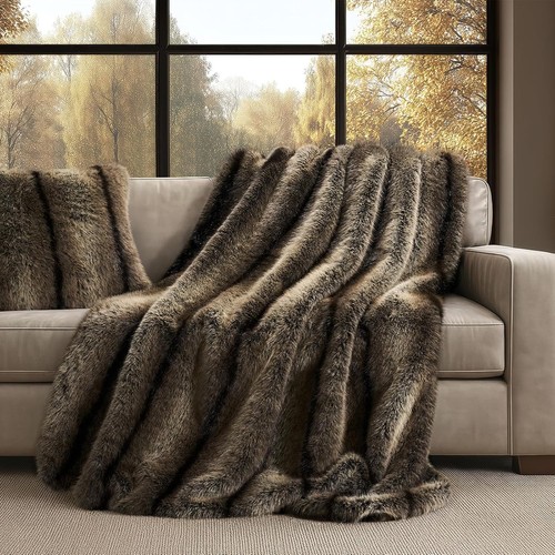 Evergracehome faux fur throw - evergracehome,