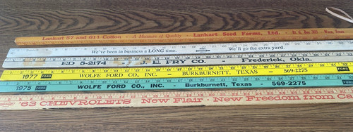 Vtg lot advertising - 6,,