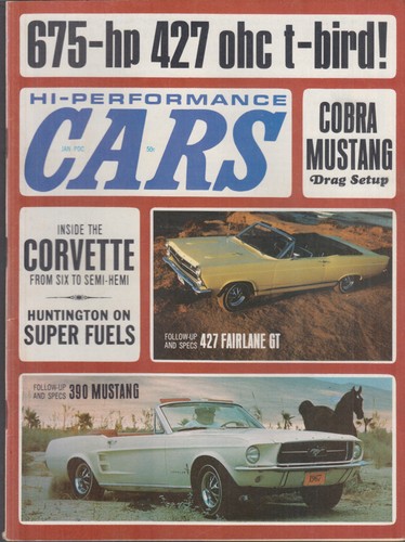 Performance cars 1967 - cars, 1