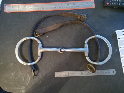 Used eggbutt snaffle bit - , 1/4
