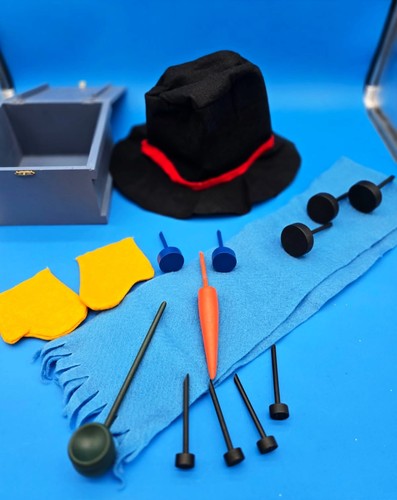 Snowman kit decorated real - kit, in