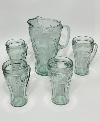 Libbey coke coca - coke, green