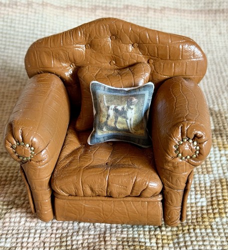 Scale leather club chair - scale,