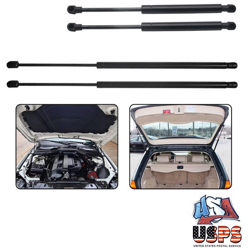 4pcs hood trunk - 4pcs, lift