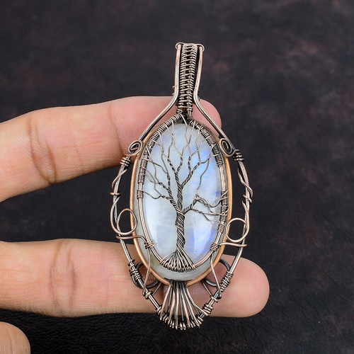 Rainbow moonstone copper - rainbow,