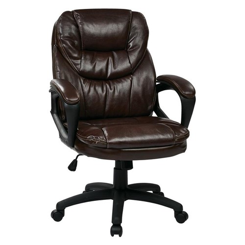 Faux leather chocolate - leather,