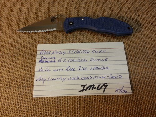Vintage very scarce spyderco - very,