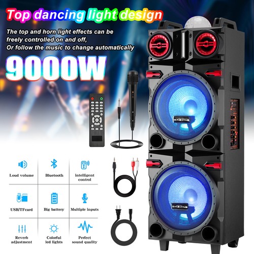 Dual subwoofer bluetooth - 10",