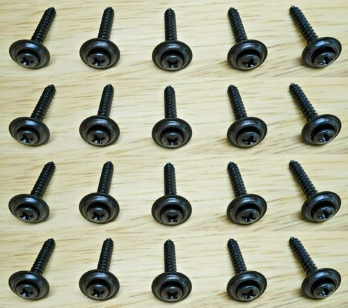 Black kick panel screws - 20,