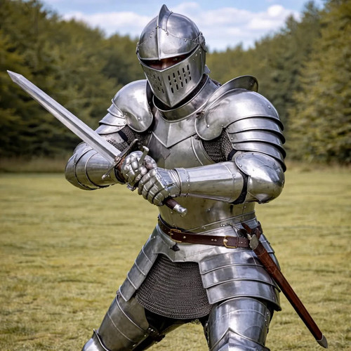 Medieval plate armor full - plate,