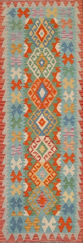 Pastel color reversible kilim - pastel,