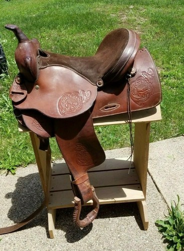 Sandstone western leather - western,