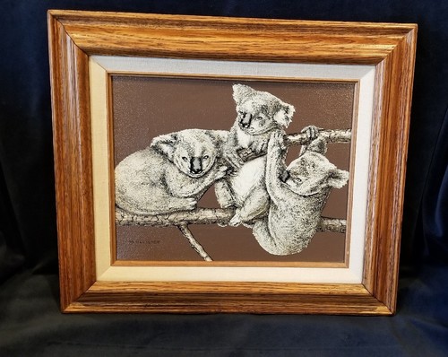 Original vintage oil - oil, painting