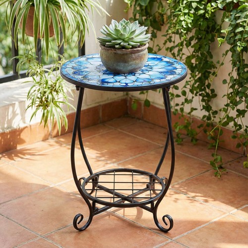 Outdoor side table round small - table,