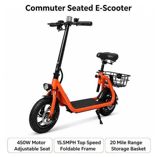 Commuter electric scooter with - electric,