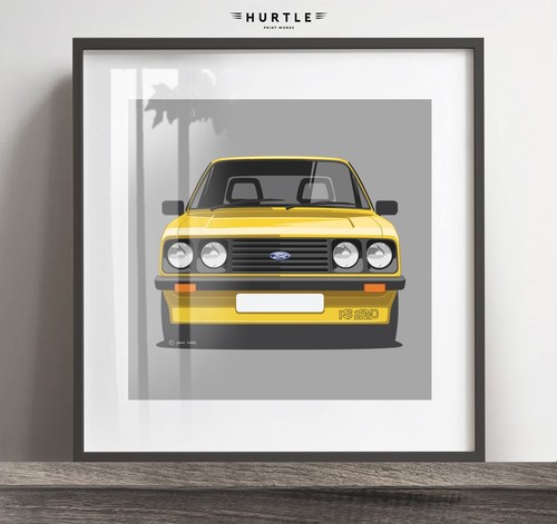 Ford escort rs2000 artwork - ford,