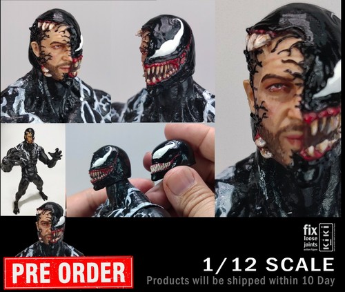 Head tom hardy venom - 1/12,