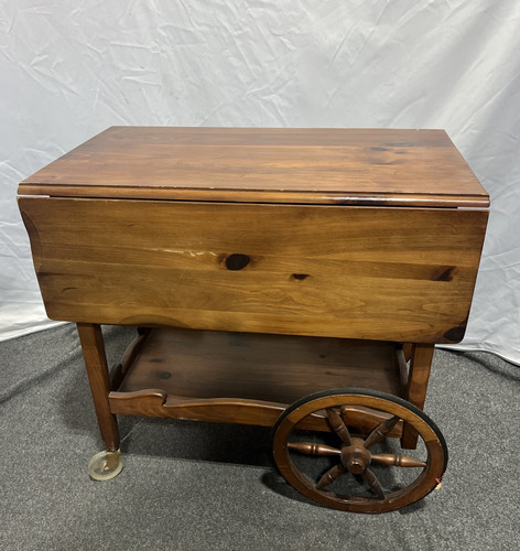 Vintage drop leaf rolling - leaf,