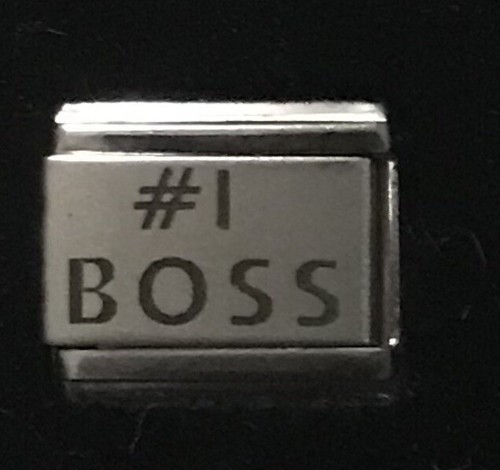 Boss laser italian charm - #1,