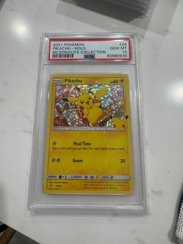 Mcdonald 2021 pikachu holo - 2021,