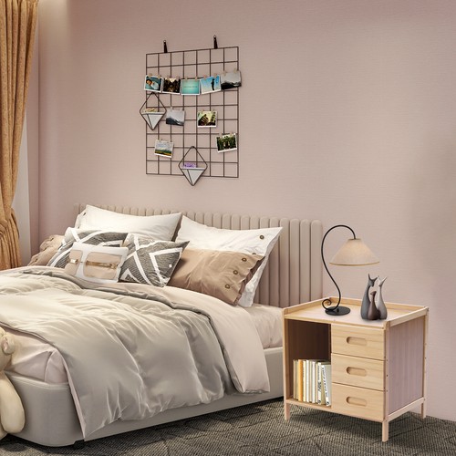 Tier bedroom bedside table - 3-tier,