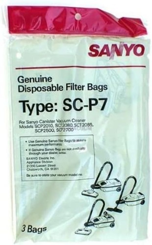 Sanyo scp7 disposable filter - sanyo,