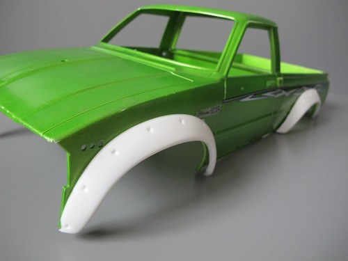 White rubber toy fender - fender, flares