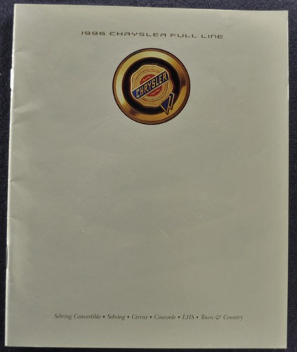 1996 chrysler brochure sebring - 1996,