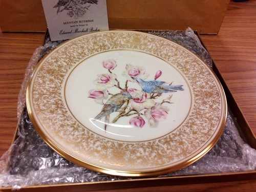 Lenox plate boehm birds - birds, 1972
