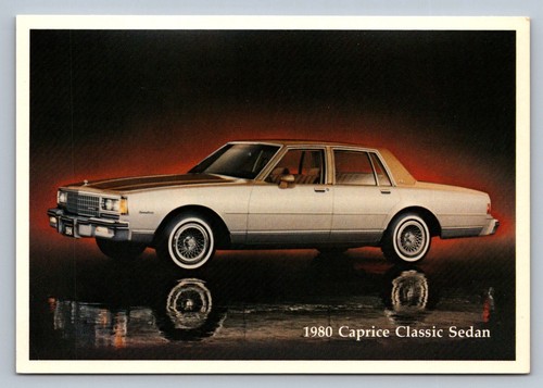 Postcard chevrolet 1980 - chevrolet,