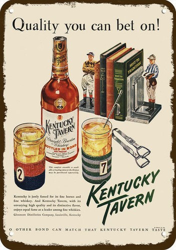 1948 kentucky tavern bourbon - tavern,