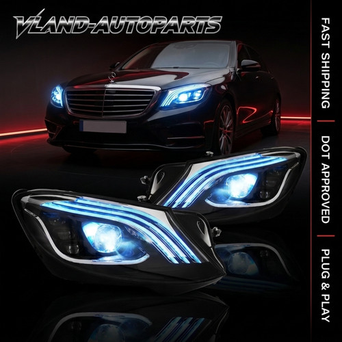Full led headlights upgrade - headlights,