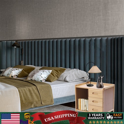 Drawers bamboo bedside table - 3,