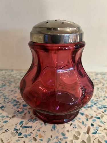 Fenton cranberry coin dot - cranberry,