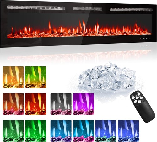 Electric fireplace wall - electric,