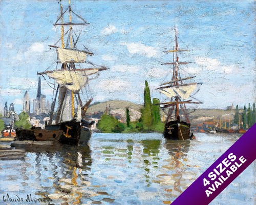 Claude monet ships - monet,