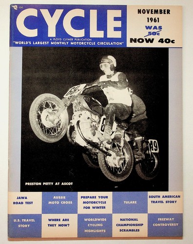 Cycle magazine november 1961 - magazine,