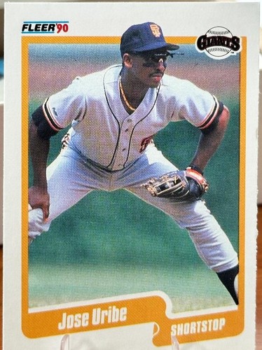 1990 fleer jose - jose, uribe