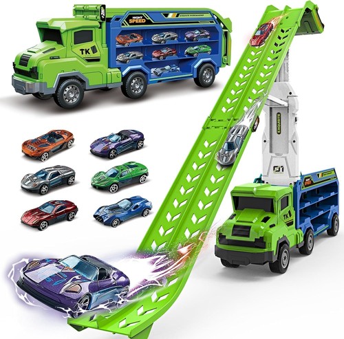 Car carrier truck toy - car,